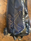 Great Strikeforce 3 Ball Roller Bowling Bag Wheeled Carry Handle Black Camo Zip
