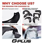 4pcs Fender Flares Ford F250 F350 Super Duty 1999-2007 Textured Pocket Riveted