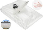 14 Mil Clear Tarp Premium Sun Shade Tarp Extra Heavy Duty Canopy Top 3 Ply 6oz