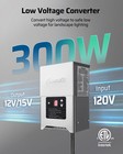 Dewenwils 300w Low Voltage Landscape Transformer With Photocell Sensor   Timer 
