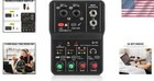Usb Audio Interface Q-12  Xlr   3 5mm Inputs For Studio-quality Recordings