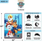 Franco Kids Paw Patrol Micro Raschel Throw Blanket  46 In X 60 In