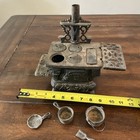 Vintage Antique Cast Iron American Atf Wood Stove Salesman Sample  w  Extras