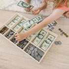 Melissa  Doug Play Money Set- Educational Toy With Paper Bills And Plastic Coins