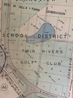 1937 Columbus Ohio Grandview Heights Twin Rivers Golf Club Atlas Map