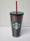 Starbucks Holiday Tumbler Set - 3pc Cold Cups W  Lids   Straws - Rare 2019 16oz