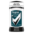 Degree Men Ultraclear Antiperspirant Black white 2 7 Ounce  pack Of 2   Black