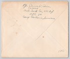 Fresno  California  265 Diamond St  Address Envelope  6c Airmail  1943