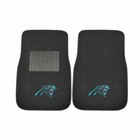 New 4pcs Nfl Carolina Panthers Car Truck Front Rear Carpet Floor Mats Set