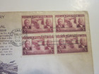 Us Cover 1939 Panama Canal Fdc Scotts  856 Block 4 Crosby Gatun Spillway Cachet