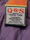 Qrs Illustrated Collector Roll Xmas 1989    christmas Player Piano Roll Limited