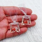 10pcs Transparent Resin Charms Small Fish In Bag Jewelry Diy Pendant