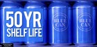 Blue Can Emergency Water - 24 Pack  12 Fl Oz 50yr Eco-friendly  Usa Made