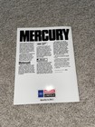 Vintage 1990 Mercury Car Truck Dealer Showroom Sales Brochure
