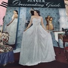 1947 Singer Dressmaking Guide Mcm Sewing Book Fabrics Vintage