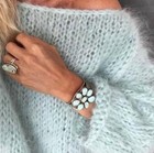 Womens Oversized Sweater Pullover Cable Knit Long Sleeve Chunky Loose Fit Tops