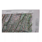 Hubbard Scientific Cumberland  Md  Pa  Va  W  Va  Raised Map  Unframed