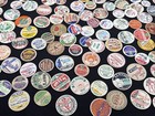 Huge Group Lot Of  282 Vintage Milk Caps From Various States
