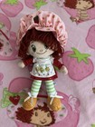 Vintage Strawberry Shortcake Fleece Blanket And Doll