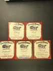 Lot Of 5 Old Vintage Ghianda Winery - Wine Labels - Thermalito   Oroville Calif 