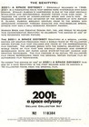 2001 A Space Odyssey Science Fiction Senitype Film Cell And Movie Photo 5  X 7 