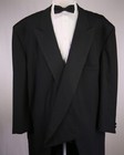 Adrian Jules Tuxedo Bespoke Handmade Black Formal Tails Jacket Blazer 54r Portly