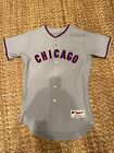 2015 Chicago Cubs Game Worn Throwback Jersey   Herrera   1968 Style Wow   Rare  