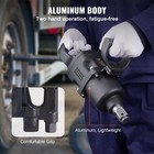 1 Inch Air Impact Wrench 2730 Ft Lbs Reverse Torque Lightweight 2 Handles