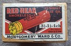 Red Head Montgomery Ward Shot Gun Shell Cartridge Ammo Box Peters Remington Us