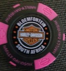 Harley Davidson Poker Chip  blk neon Pink  Human Hd bloemfontein  South Africa