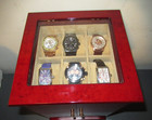 21 Watch Collection With Organizer Invicta Croton Stuhrling Swiss Legend Etc