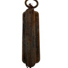 Antique John Chatillon Sons 50 Lb Brass Hanging Spring Scale New York Barn Find