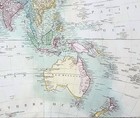 1817 John Thomson Large Antique Map Of Asia  New Holland  Australia  New Zealand