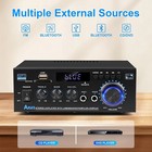 Ak45 Bluetooth 5 0 Hifi Stereo Amplifier Receiver Home Audio Max 400w X2 Usb fm