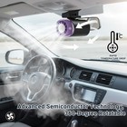 2026 Car Clip On Air Conditioner Fan With Led Display 360   Rotation Portable