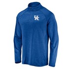 Men s Fanatics Royal Kentucky Wildcats Striated Raglan Lightweight Quarter-zip