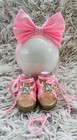 Set De Banda  Chancletas Y Pulsera Para Bebe