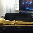 Yamaha Yep-201 Bb Euphonium 3-valve Piston Lacquered Brass W  Case