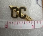 Cross Country Chenille Pins Gold Varsity Letter Jacket Insert
