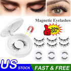 Reusable Natural Magnetic Eyelashes With Applicator No Glue Needed Lashes Kit Us