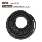 5 32 x 5 16 x 6 6ft Rubber U Channel Edge Trim Flat Type Fit For 0 5-1mm Edge