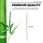 Hopelf Bamboo Toothpicks For Teeth Cleaning  Appetizer  2 5 Inch  