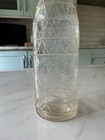 Large Vintage Tizer Glass Bottle With Cap - Original