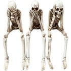 Halloween Decoration Skeleton Statues Evil Figurines Resin Skull Spooky Gothic