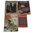 Vintage Traditional Amish Full Size And Miniature Quilts Book Magazine Lot 4pc