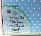 Gartner Boy Baby Announcement Kit 50 Invitations Thank You Cards Envelope Shower