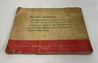 1958 Singer 401 Slant-o-matic Sewing Machine Manual Instruction Booklet