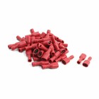Red 7mm Fully Insulated Push On Car Radio Terminal 22-16awg 50 Pcs    kd