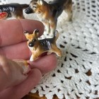 Nib Vintage Ruben s Original Bone China Japan German Shepherd Family Miniatures