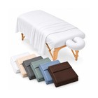 Microfiber Massage Spa Table Sheets 3pc Set  chocolate  Chocolate Fast Usa Ship